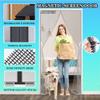 Magnetic Fly Screen Door for Balcony Doors, 220 x 200 cm, Gray view 2