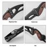 surwolf 18–44 lb Recurve Bow Set, 66/68/70 in, Adult Takedown ILF Bow, Red 2# 66 in–44 lb view 3