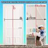 Magnetic Fly Screen Door, White, 95 x 205 cm, Hands-Free, No Drilling view 3