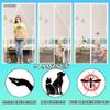 Magnetic Fly Screen Door, White, 95 x 205 cm, Hands-Free, No Drilling view 4