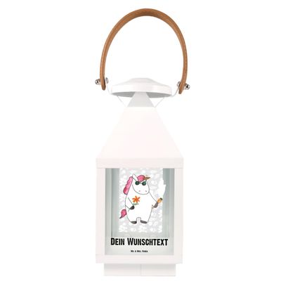 Mr. & Mrs. Panda Personalized Woodstock Unicorn Lantern, Small (S)