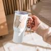 Mr. & Mrs. Panda XXL Travel Mug – Bear and Bunny Hugging view 3
