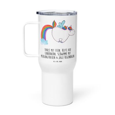 Mr. & Mrs. Panda Unicorn Flying Horse Travel Thermos Cup