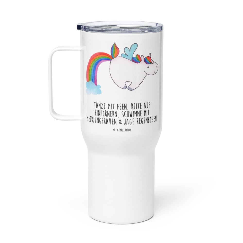 Mr. & Mrs. Panda Unicorn Flying Horse Travel Thermos Cup