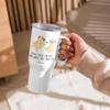 Mr. & Mrs. Panda Pug in Love Travel Mug view 3