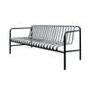 ARINAL Metal Outdoor Park Bench, 2-Seat view 1
