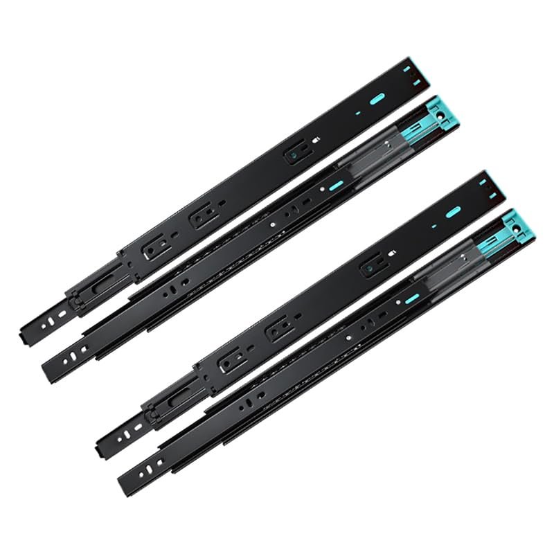 anchak Two-Spring 600 mm Full-Extension Soft-Close Drawer Slides, 2 Pairs (4 Pieces)