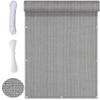 Rectangular Privacy Screen 3.2 x 7.5 m for Balcony Fences, Gray view 1