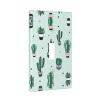 Green Cactus Decorative Wall Plate for Light Switches, Dimmers, and Outlets view 2