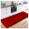 Siunwdiy Red Hallway Runner Rug, Modern Pattern, Non-Slip, Washable, 70 x 390 cm view 1