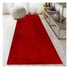 Siunwdiy Red Hallway Runner Rug, Modern Pattern, Non-Slip, Washable, 70 x 390 cm view 3