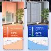 Reflective Blackout Window Film, Non-Adhesive Privacy Sunshade, 30 x 80 cm view 3
