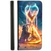 CoverHeld Flip Case for Xiaomi Redmi 9i, Faux Leather, Fantasy Motif 3501 Magician at Magical Hourglass view 1