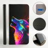 CoverHeld Case for Xiaomi Redmi Note 10 Pro Max, Foldable Faux-Leather, Design 3508 Magic Wolf, Multicolor Neon view 2