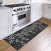 Ymural Vintage Kitchen Runner Rug, Black, 80 x 450 cm, Washable, Non-Slip, Customizable view 4