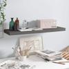 Homvdxl Glossy Gray Floating Wall Shelf, 31.5 in view 1