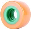 Heavy-Duty Casters, Set of 4 Swivel Casters, Yellow, 2 in Polyurethane Foam Furniture Casters, 360° Top Plate, Ball Bearings, Dual Locking, Quiet, 661 lb Load Capacity, with Screws, for Trolleys and Cabinets view 2