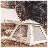 Waterproof 4-Person Pop-Up Camping Tent view 1