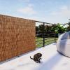 MZQMK Reed Privacy Fence for Balcony, Pool, or Patio, 1.66 ft High view 1