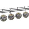 12 Unicorn Shower Curtain Hooks, Stainless Steel Rings, Rust-Resistant, Decorative Rings for Bathroom, Kids’ Room, Living Room and Bedroom view 2