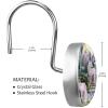 12 Unicorn Shower Curtain Hooks, Stainless Steel Rings, Rust-Resistant, Decorative Rings for Bathroom, Kids’ Room, Living Room and Bedroom view 3