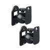 HASMI Universal Rotatable Wall Mounts for Speakers, Surround Sound, 1 Pair view 1