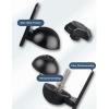 HASMI Universal Rotatable Wall Mounts for Speakers, Surround Sound, 1 Pair view 3