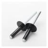 Open-End Pop Blind Rivets with Large Flange, Black M5, 40-Pack, 16 mm view 3