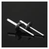 Open-End Pop Blind Rivets with Large Flange, Black M5, 40-Pack, 16 mm view 4