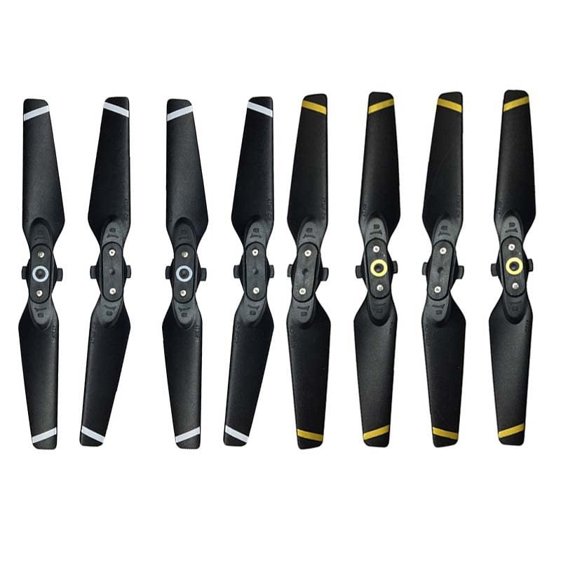 DJI Spark Replacement Propellers, 4 Pairs, 4730F Quick-Release Folding Blades, CW/CCW, 2-in-1 Color