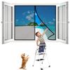 Magnetic Insect Screen for Windows, 110 x 160 cm, Black H view 1