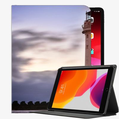 YENDOSTEEN Case for iPad 9.7-inch 2017/2018, iPad Air 2, and iPad Air, Wexford Waterford Lighthouse Design with Auto Sleep/Wake