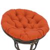 PJDDP Orange Papasan Chair Cushion, Water-Resistant, 70 x 70 cm view 1