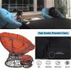 PJDDP Orange Papasan Chair Cushion, Water-Resistant, 70 x 70 cm view 4