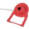 Oikabio 2-Pack Toilet Flappers for Shark Fin Set, for WC Parts 84138, 84314, 85655 and 89825, with Steel Chain view 2