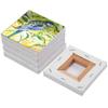 Pack of 5 Mini Stretched Canvases, 10 x 10 cm, Primed White Cotton view 1