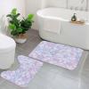BAFAFA Mermaid Scales Bathroom Rug Set, 2-Piece view 1