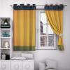 Deertweet Home Mark Rothko Artwork HD-Printed Blackout Curtains, Yellow Green, Noise-Reducing, 2-Piece Set, H183 x W132 view 3