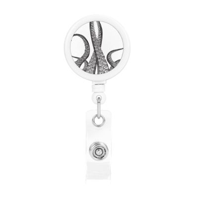 Octopus Tentacle Retractable ID Badge Holder with Clip