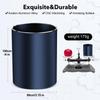 RQB Round Aluminum Pen Holder for Desk, Desktop Organizer and Makeup Brush Holder, Blue view 3