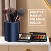 RQB Round Aluminum Pen Holder for Desk, Desktop Organizer and Makeup Brush Holder, Blue view 4