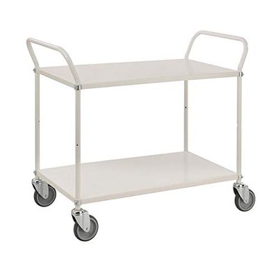 2-Tier Cart, 1,070 x 585 x 940 mm, 250 kg Capacity, White