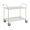2-Tier Cart, 1,070 x 585 x 940 mm, 250 kg Capacity, White view 1
