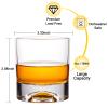 Skull Whiskey Glass Set, 2-Piece Gift Box - 300 ml Crystal Whisky Glasses for Scotch, Cocktails, Rum, Cognac, Liqueur, Halloween, Christmas and Thanksgiving Gifts for Men (4 Count, Pack of 1) view 2