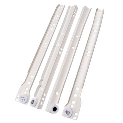 Removable Drawer Slides, 2-Piece, 2-Section Full Extension