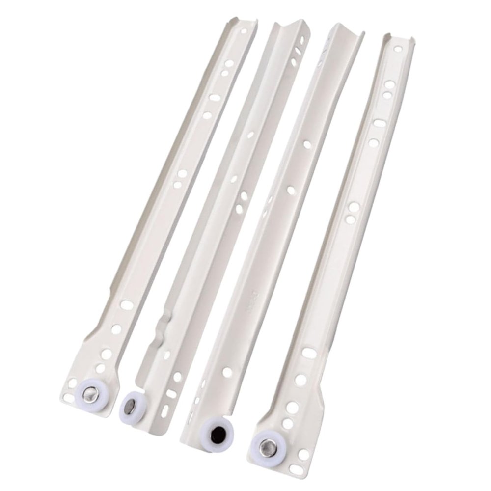Removable Drawer Slides, 2-Piece, 2-Section Full Extension
