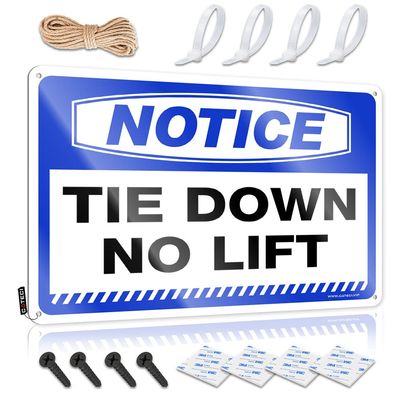 Personalized Bar Signs, No Elevator Sign, Metal Sign, Garage and Outdoor Decor (30 x 40 cm)