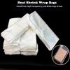 Boxonly Shrink Film Bags, 35 x 45 cm, Transparent Odorless POF Shrink Bags, Single Seam, 100 Count view 3