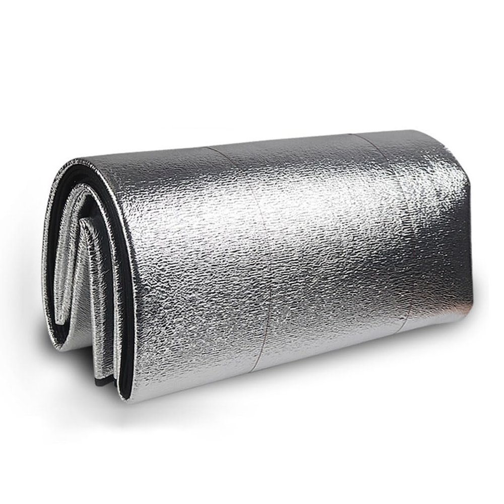 ToeWoe Foam Camping Sleeping Pad, Lightweight Camping Mat, Waterproof and Insulating, Aluminum Foil Tent Footprint for Hiking and Backpacking (Color: 4 mm, Size: 300 × 300 cm)