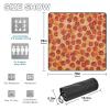 YOUJUNER Picnic Blanket, 200 x 200 cm, 3D Pizza Print, Waterproof view 3